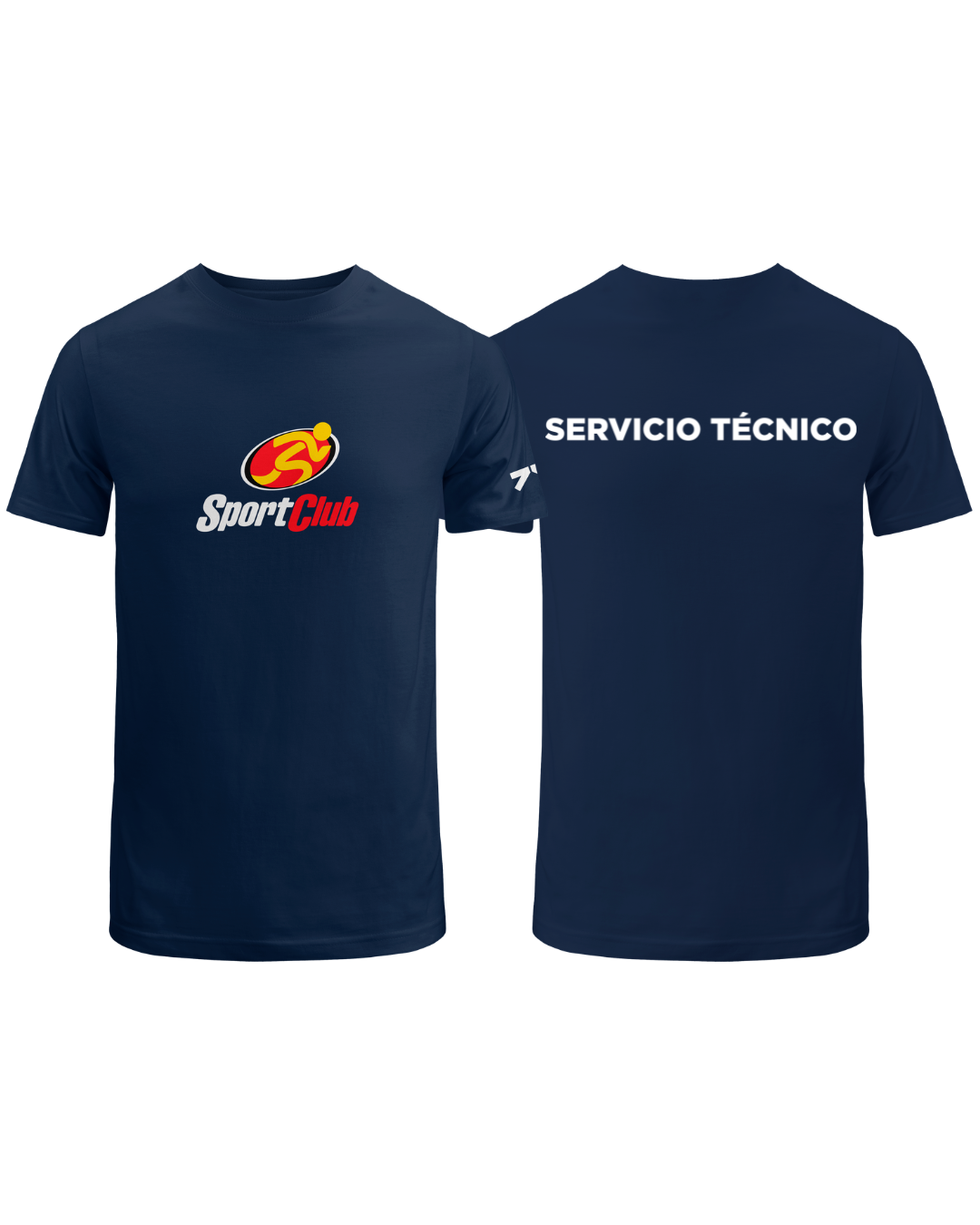Remeras Servicio Tecnico Azul